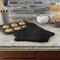 Hastings Home Silicone Oven Mitts, Extra Long Professional Quality Heat Resistant with Quilted Lining, 1 pair, Black 192594OFB - alternate 2